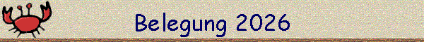 Belegung 2026